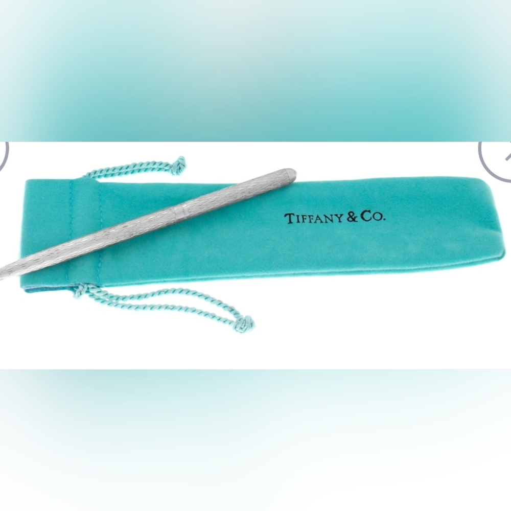 TIFFANY & CO Signature Blue Pen Holder Bag